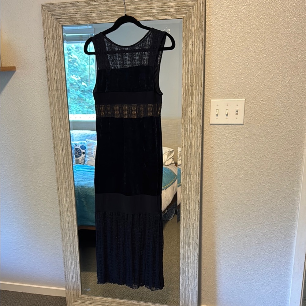 Free People Navy Maxi Dress